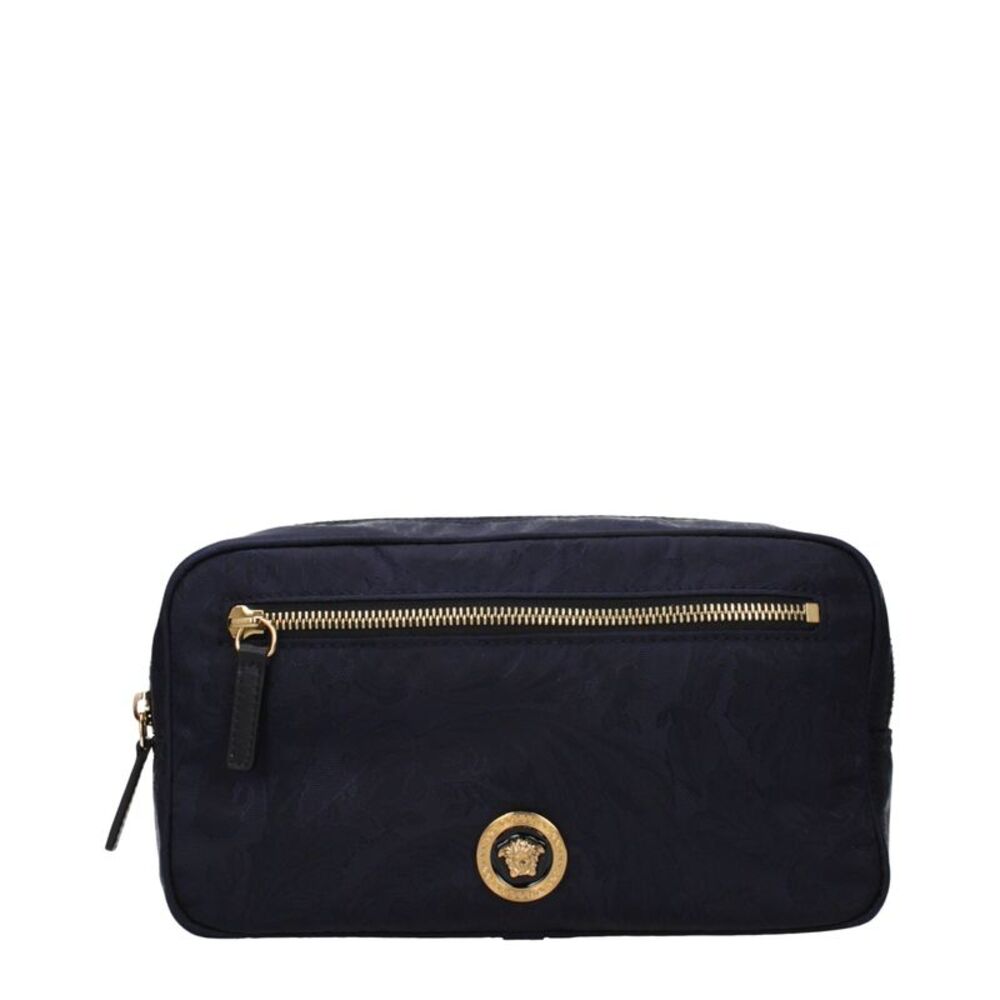 Versace Blue Fabric Men's Backpack